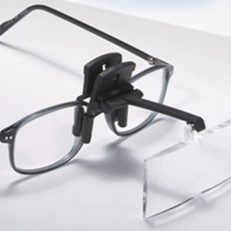 lente incorporada a montura de las gafas